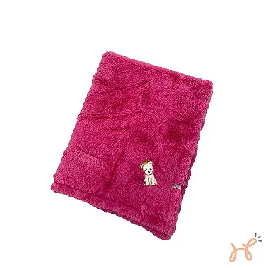 Manta Cobertor para Cães e Gatos Pelúcia Térmica Pink - Simba