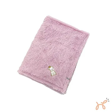 Manta Cobertor para Cães e Gatos Pelúcia Térmica Rosa Bebê - Simba