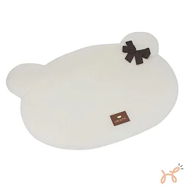 Colchonete para Cães Urso Bear Off White Laço Marrom - Pata Chic