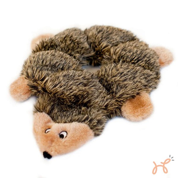 Pelúcia para Cães Circular com 6 Apitos Loopy Porco Espinho - ZippyPaws