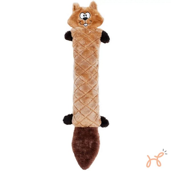 Brinquedo Pelúcia para Cães com apito Esquilo Jigglerz - Zippy Paws
