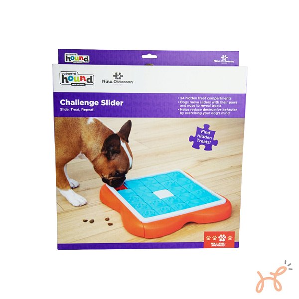 Brinquedo Interativo para Cães Challenge Slider - Nina Ottosson