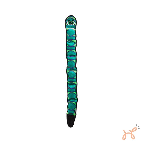 Pelúcia Cobra Resistente para Cães Invincibles Snake Azul - XG 101cm - Outward Hound