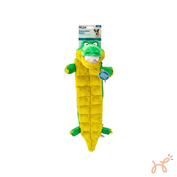 Pelúcia Jacaré Grande para Cães Squeaker Matz - XG 76cm - Outward Hound