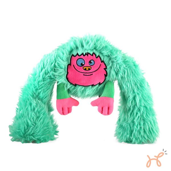 Brinquedo Pelúcia para Cães King Kong Super Braços Qmonster Verde - Petta