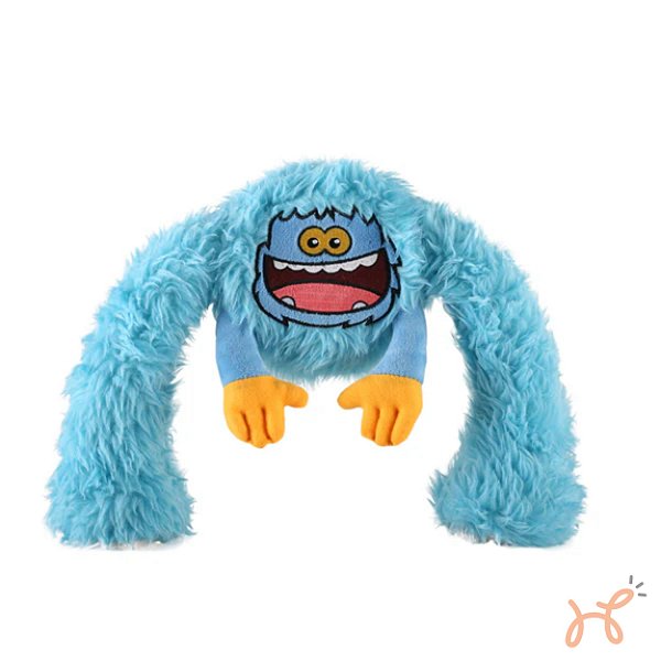 Brinquedo Pelúcia para Cães King Kong Super Braços Qmonster Azul - Petta