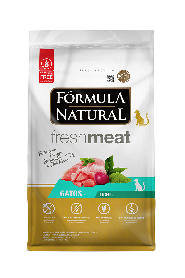 Ração Fórmula Natural Fresh Meat Gatos Light