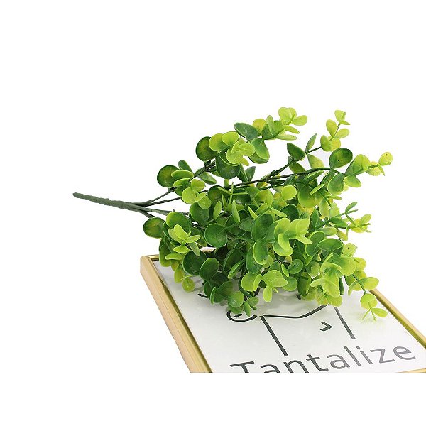 Plantas Eucalipto Artificial Floral Folhagem P/ Decoração Casamento, Arranjo Bem Cheio