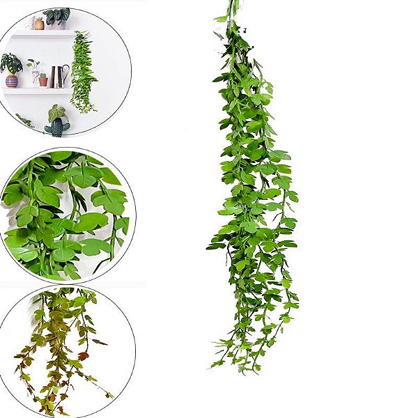 Pendente Plantas Artificiais Decorativas Samambaia Decoração