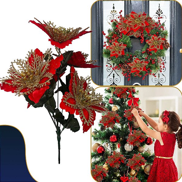 Buquê Natalino de Flores Elegância e Tradição para seu Natal
