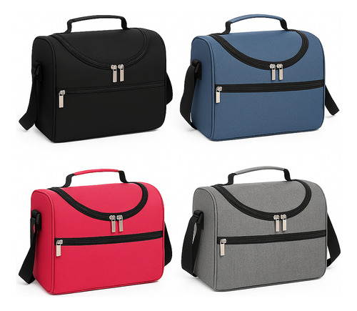 Bolsa Térmica Marmita Almoço Trabalho Alça Lateral Reforçada