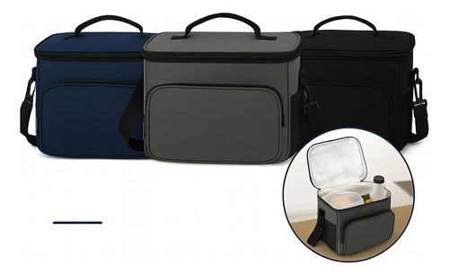 Bolsa Térmica Refeição Trabalho Escola Marmita Almoço Viagem