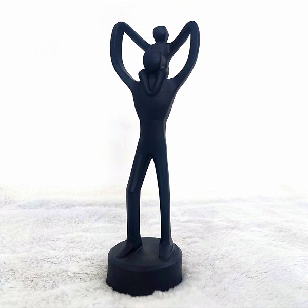 Escultura Pai e Filho em RESINA