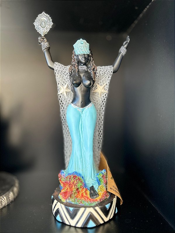 Imagem Resina 26cm Iemanja Candomble