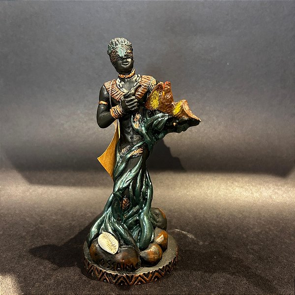 Imagem Resina 20cm Ossanha Candomble