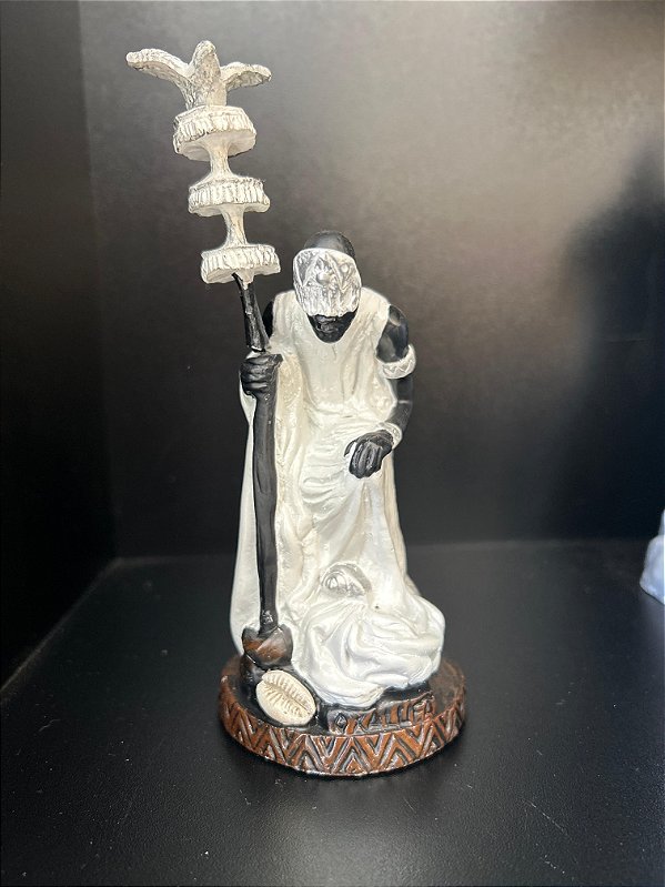 Imagem Resina 20cm Oxalufa Candomble