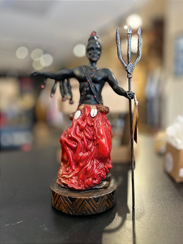 Imagem Resina 26cm Exu Candomble