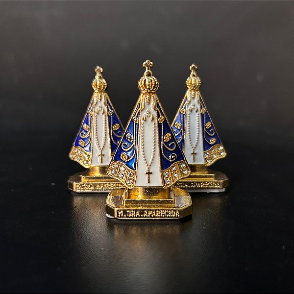 Imagem Nossa Senhora Aparecida - Dourado - 5cm