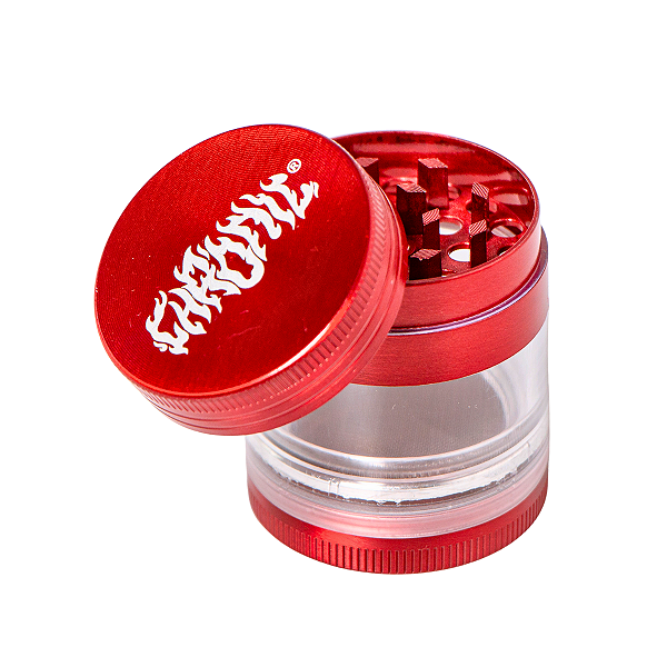 Triturador Acrílico Grande Vermelho