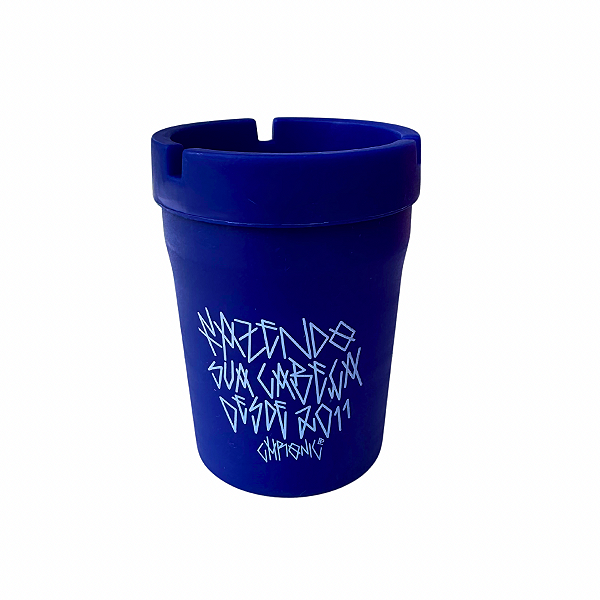 Cinzeiro Portátil PVC Azul Bic