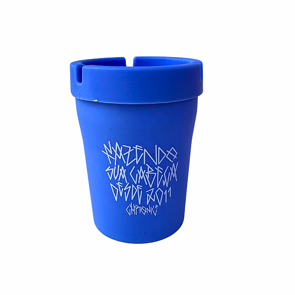 Cinzeiro Portátil PVC Azul