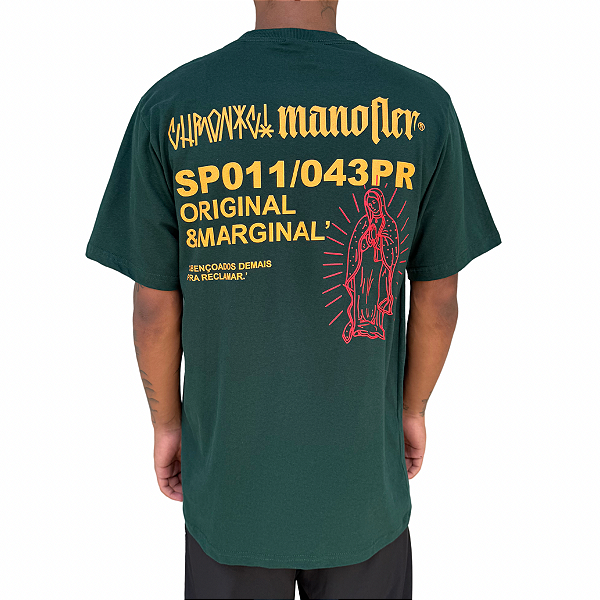 Camiseta Chronic Mano Fler 03 Conexão SP x PR Abençoado demais pra Reclamar