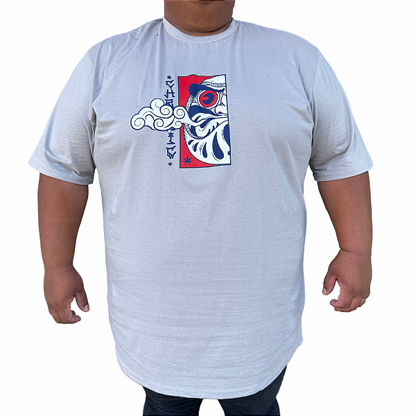 Camiseta Big Chronic 4066 Cinza