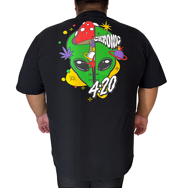 Camiseta Big Chronic 4072 Preto