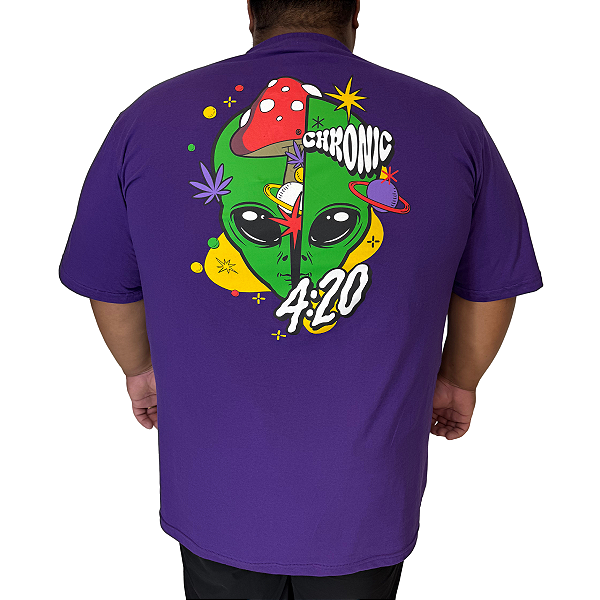 Camiseta Big Chronic 4072 Roxo