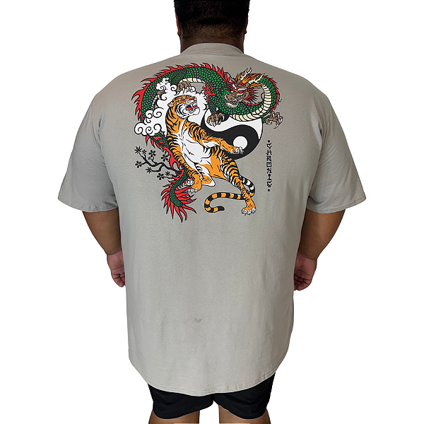 Camiseta Big Chronic 4065 Cinza