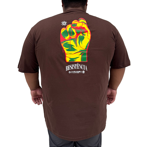 Camiseta Big Chronic Mato Seco 08 Marrom