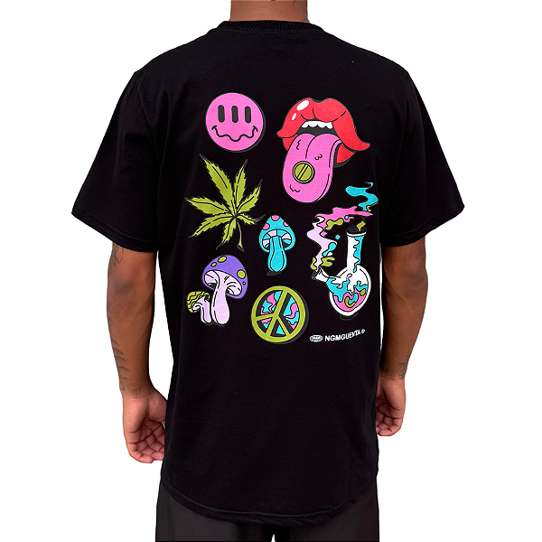 Camiseta Chronic 4144 Preto