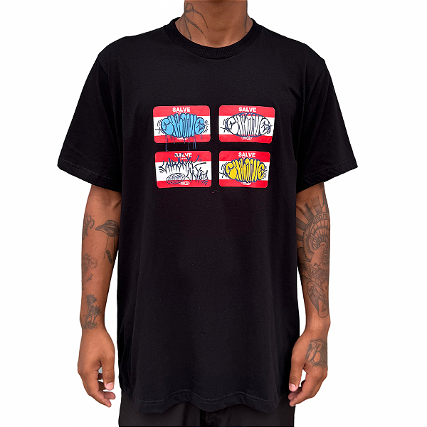 Camiseta Chronic 3788 Preto