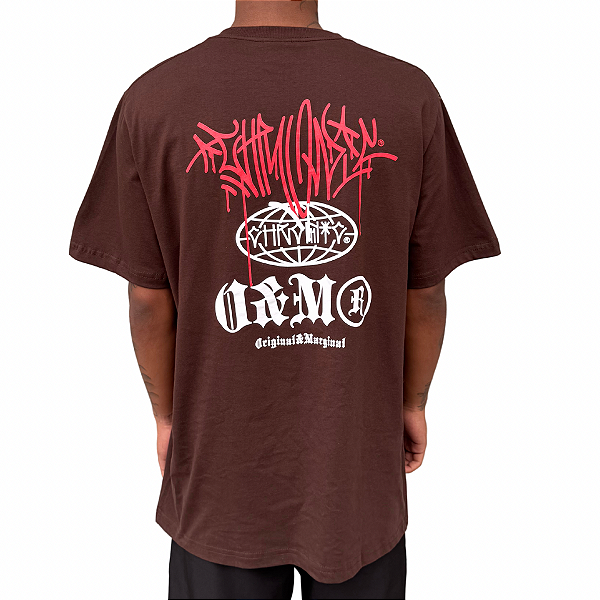 Camiseta Chronic 4040 Marrom