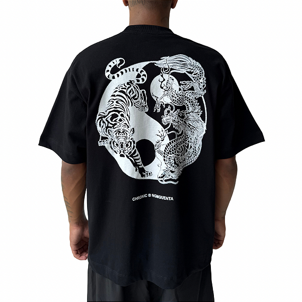 Camiseta Chronic OverSized Linha Pro 4118 Preto