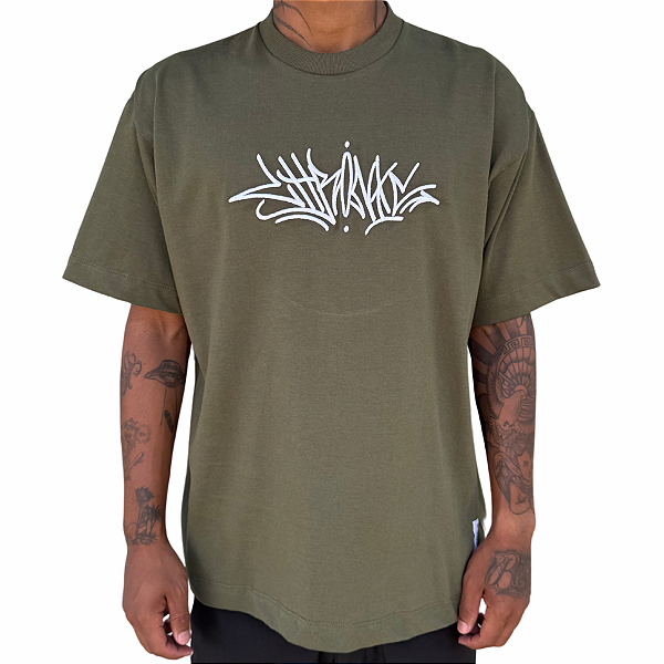 Camiseta Chronic Oversized Linha Pro 4004 Verde Oleum