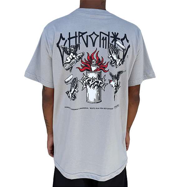 Camiseta Chronic 4160 Cinza