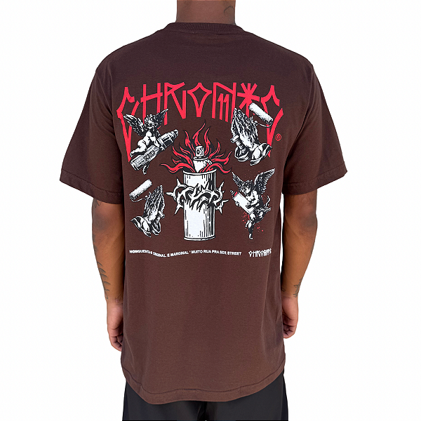 Camiseta Chronic 4160 Marrom