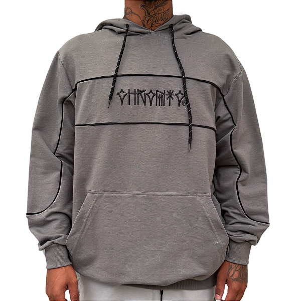 Blusa Moletom 001V2 Cinza Gray