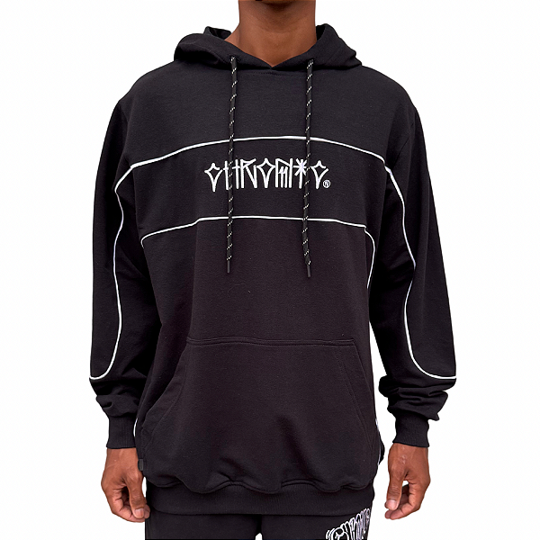 Blusa Moletom 001V2 Preto Black