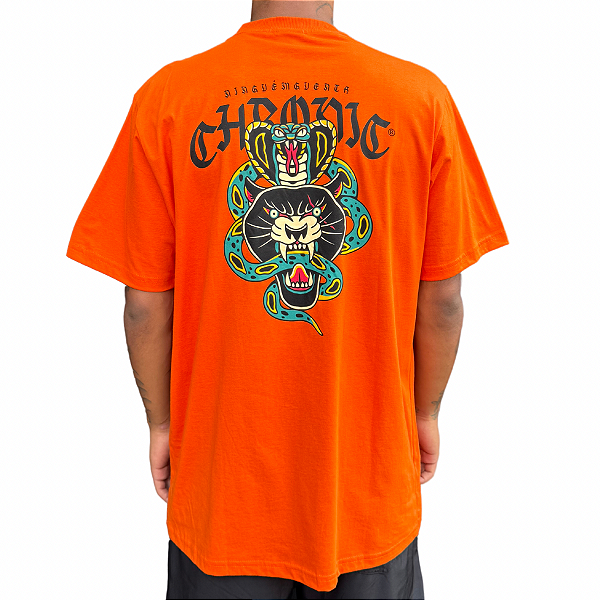 Camiseta Chronic 3693 Laranja Artifício
