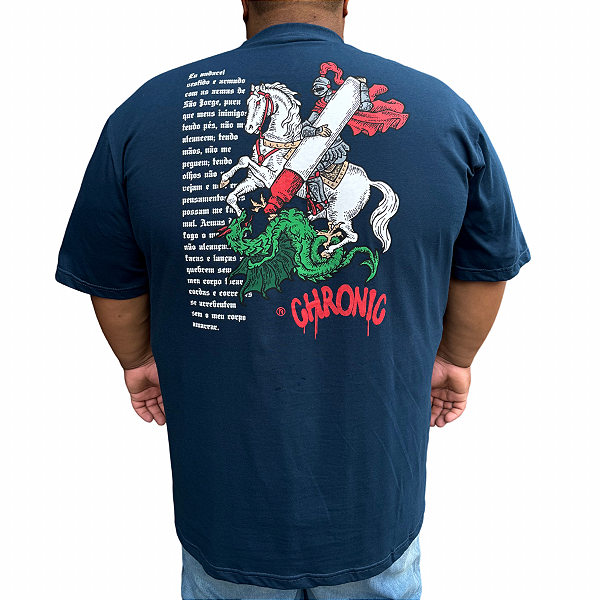 Camiseta Big Chronic 4186 Marinho Bavieira