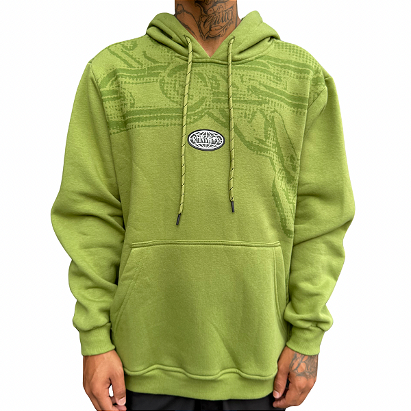 Blusa Moletom W6228 Verde Oliva