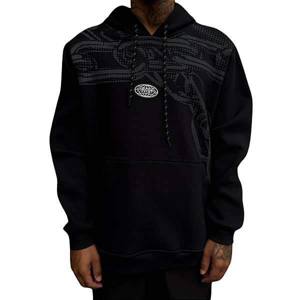 Blusa Moletom W943 Preto Corrente
