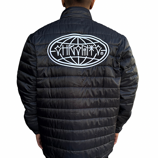Jaqueta Chronic Puffer Preto Tag Costas