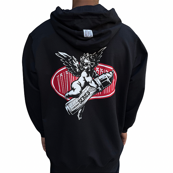 Blusa Moletom 35 Preto Spray