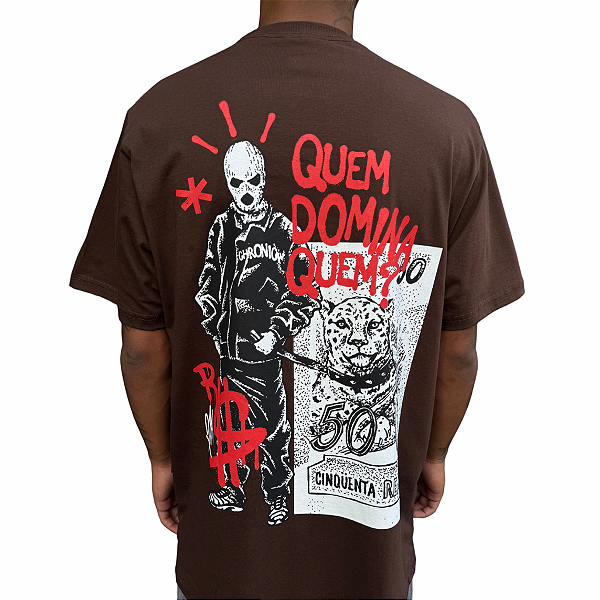 Camiseta Chronic 4276 Marrom