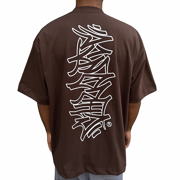 Camiseta Chronic Oversized Linha Pro 4307 Marrom