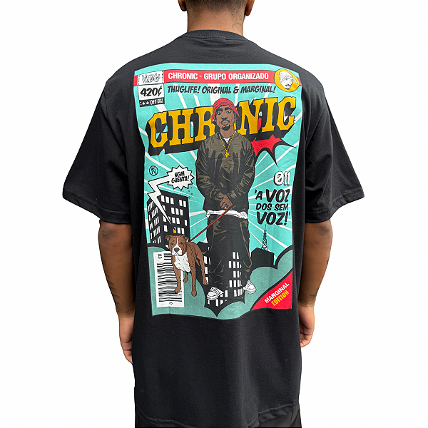Camiseta Chronic 4323 Preto
