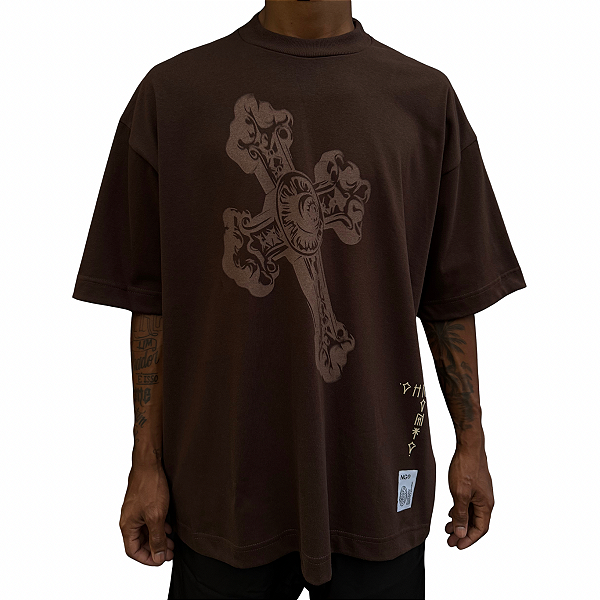 Camiseta Chronic Oversized Linha Pro 4241 Marrom
